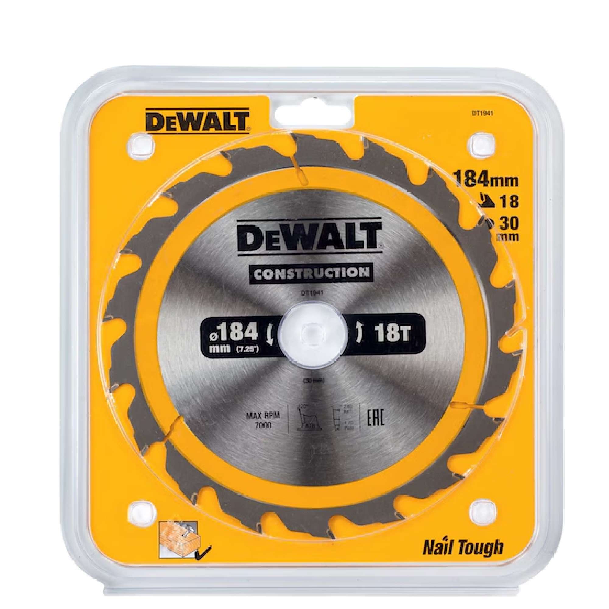 Handheld circular saw blade D.184mm - Dewalt DT1941-QZ