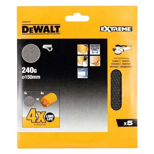 DEWALT mesh abrasives for sanding machines DTm 3127-QZ