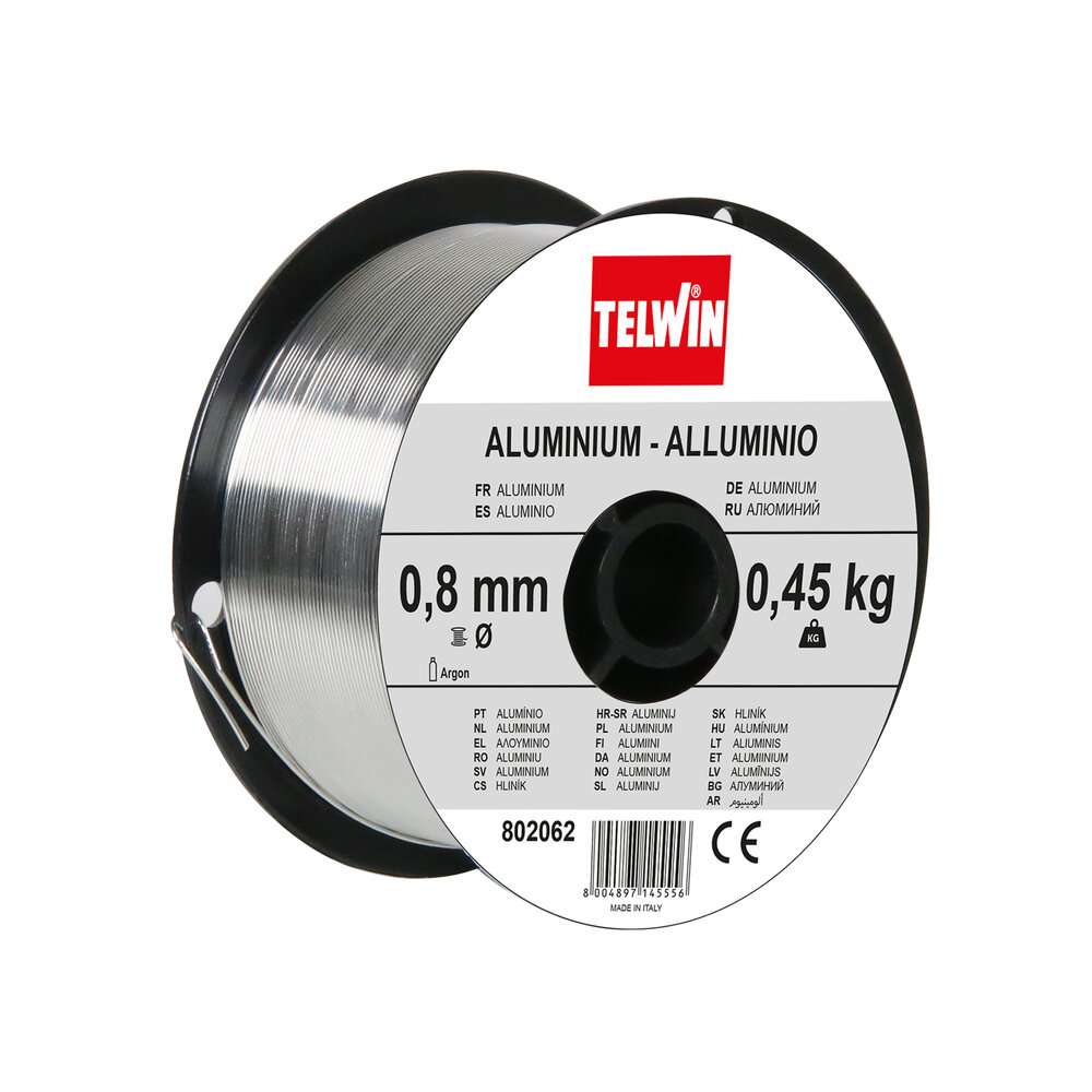 Aluminium wire coil 0,8-1 mm da 0,45kg - Telwin
