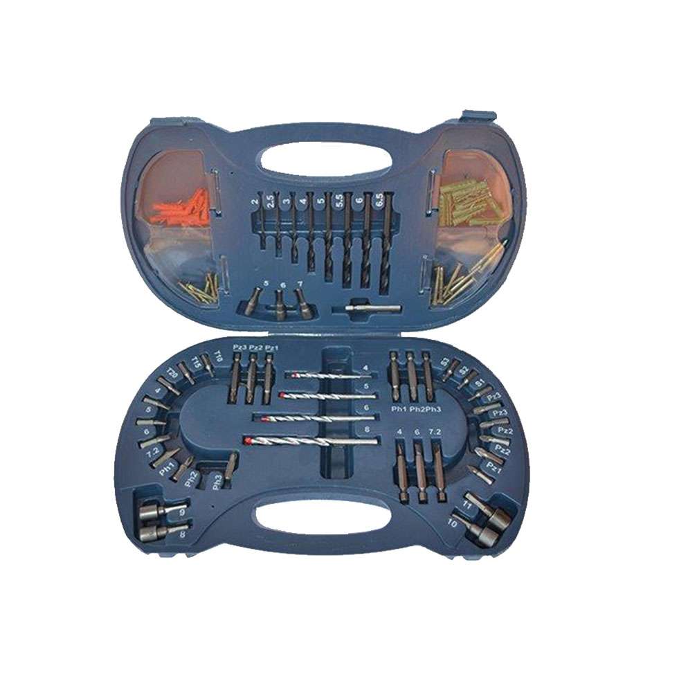 Set pc.49 universal accessories for drills and screwdrivers in plastic case - Casals - KITCOMPLET49