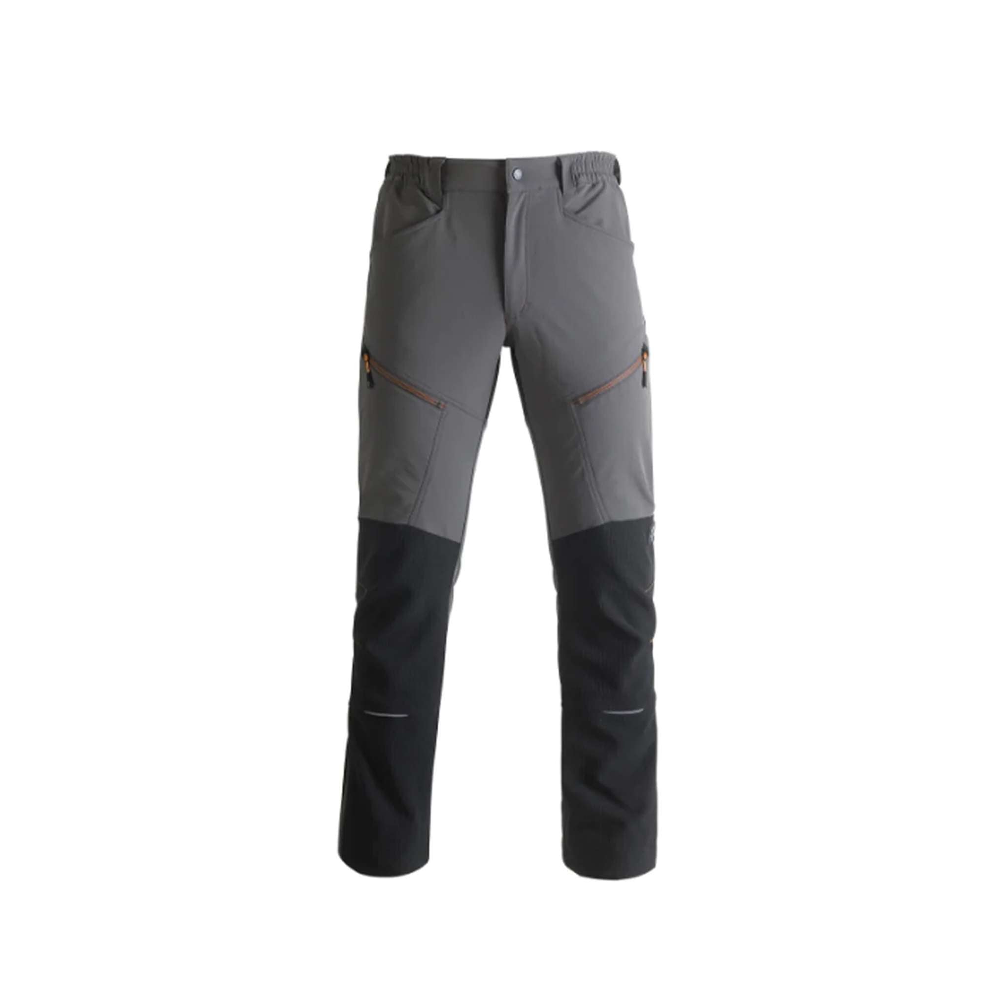 Grey/Black stretch work pants 54% Nylon 39% Polyester 7% Size S Kapriol