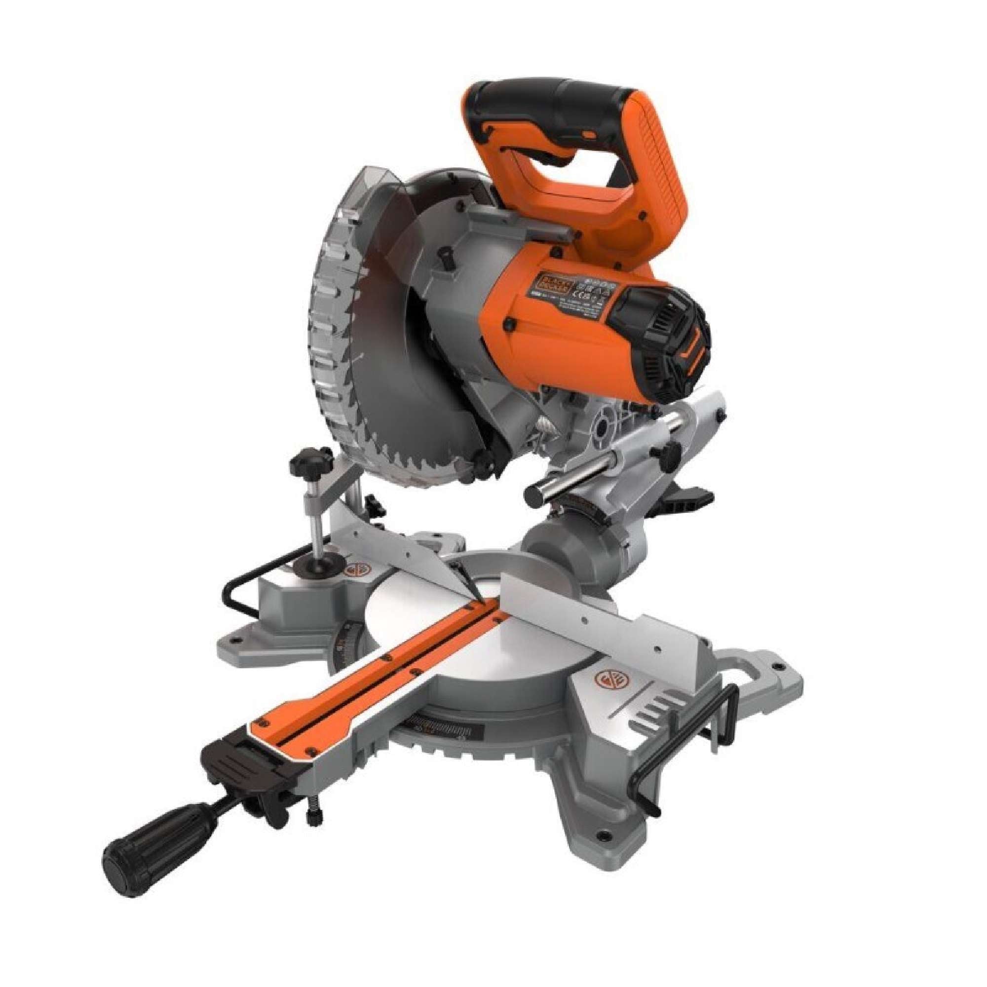 Radial cut-off machine 1500W 45 angled cut - Black&Decker BES701-QS