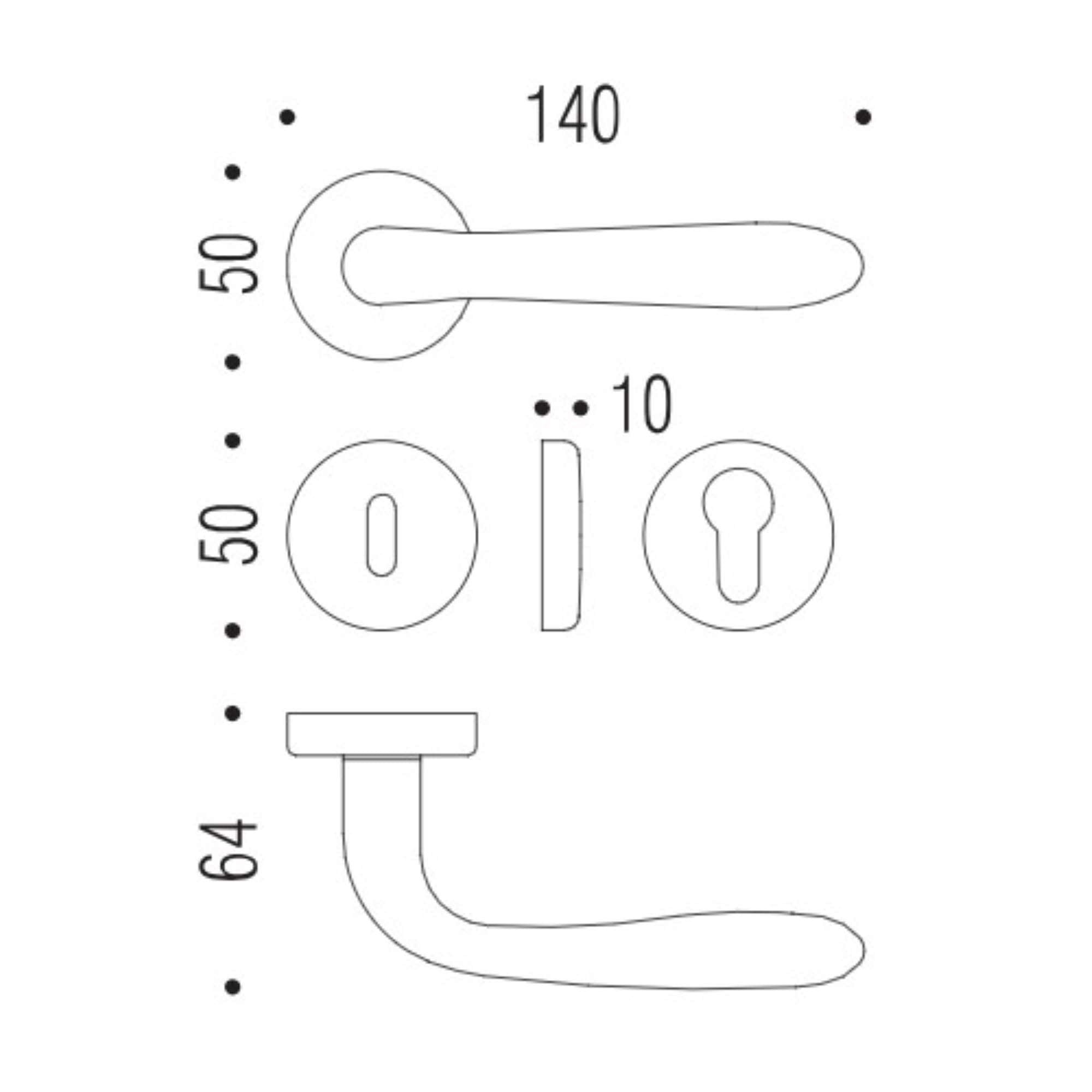 Robot handle cd41r oroplus - 0cd41r-ol