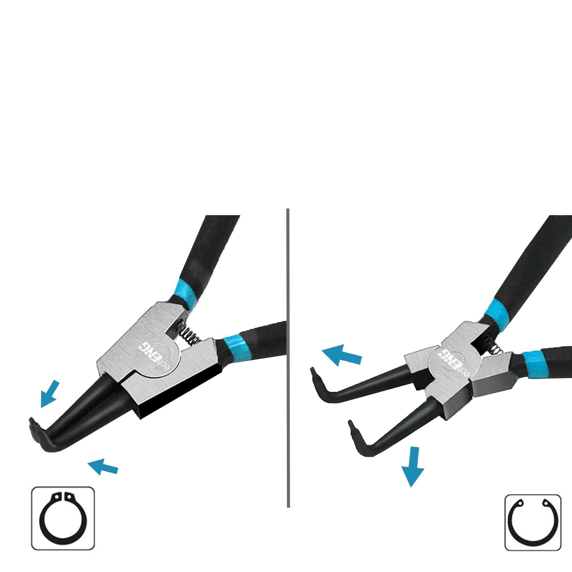 Angled nose external circlip pliers - UM 30 P0(03-07)