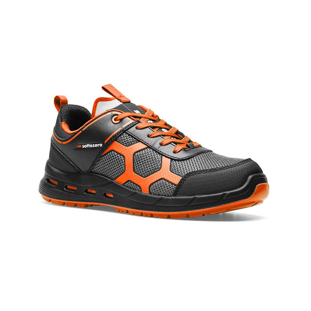 Low-cut shoe model Ufo Orange Sottozero SZ100A