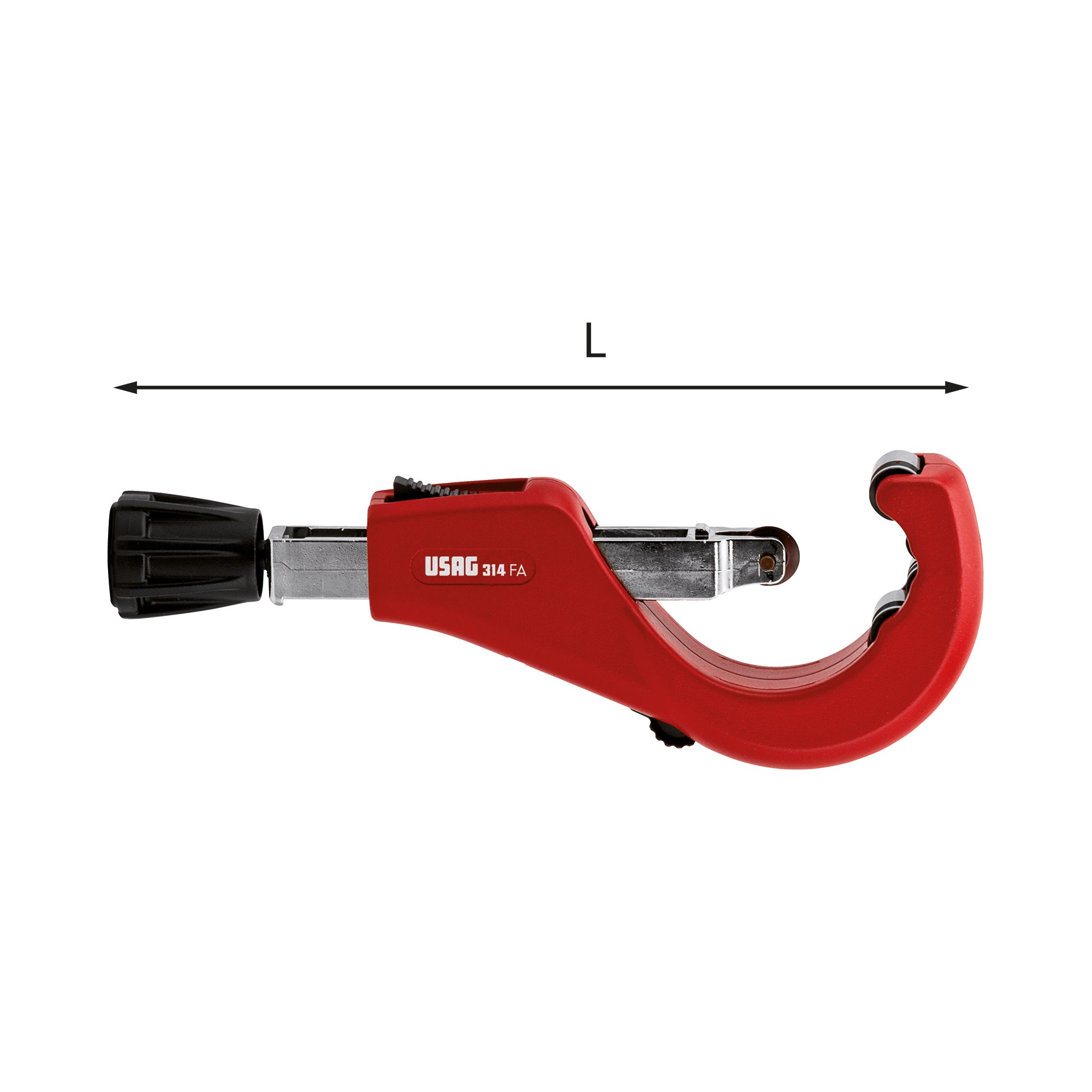 Tube pipe cutter for copper and light alloy tube Ø 6-76mm Ø 1/4-3" 890gr 314 FA