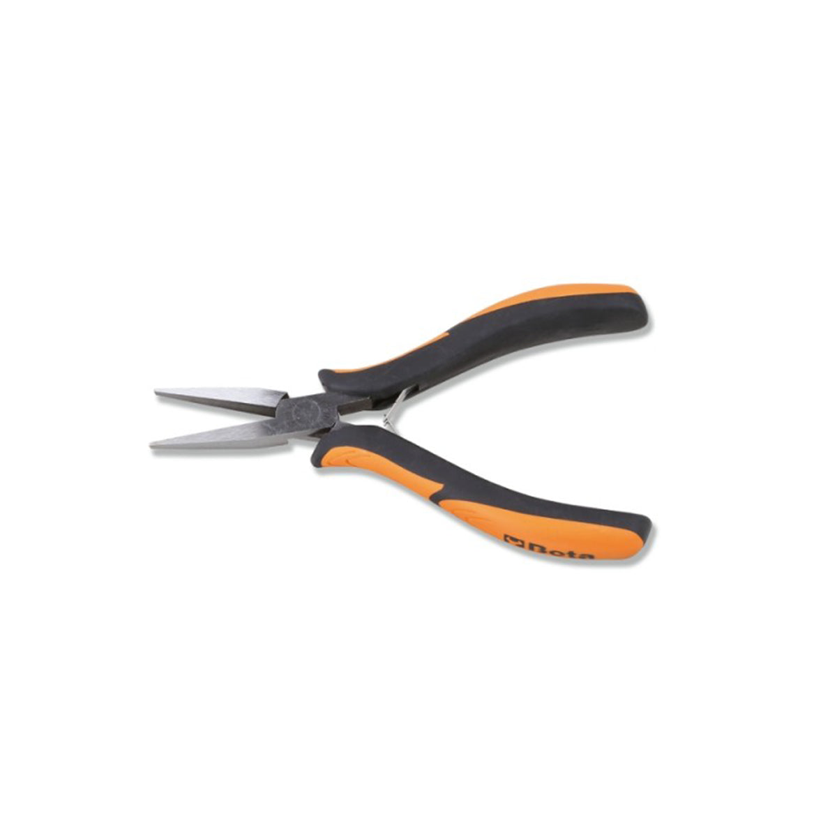 Smooth, flat long nose pliers bi-material handles - Beta 1172BM