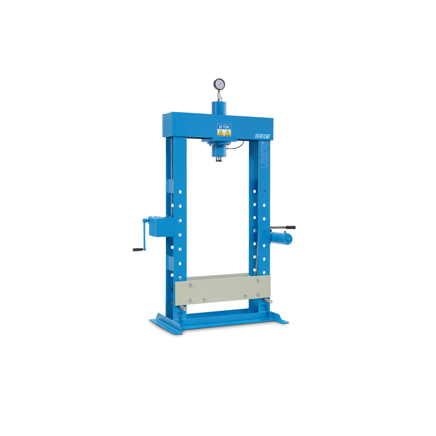 Hydraulic press with two-speed hand pump 30 ton capacity - OMCN P30/SA