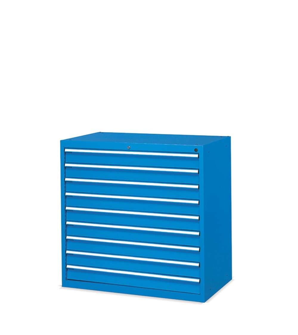 WARDROBE WITH 9 DRAWERS FOR INDUSTRIAL WORKSHOP 1023 X 600 X 1000 H - TOTAL EXTRACTION - FAMI FDL10905604 - BLUE