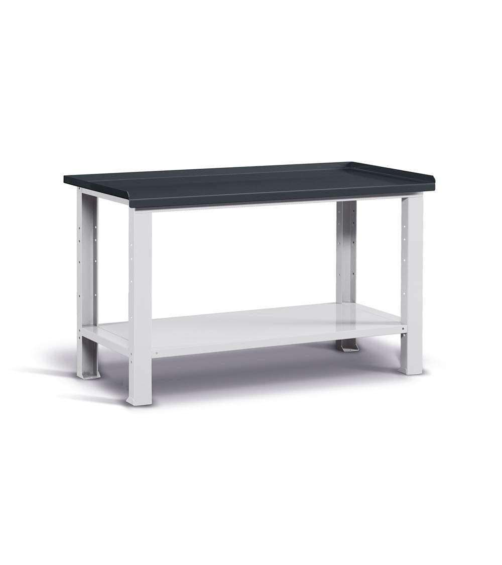 WORKSHOP WORKBENCH 1507 x 705 x 855 H - STEEL TOP - FAMI FBG01S1500F00PD - ANTHRACITE/GREY - DISASSEMBLED