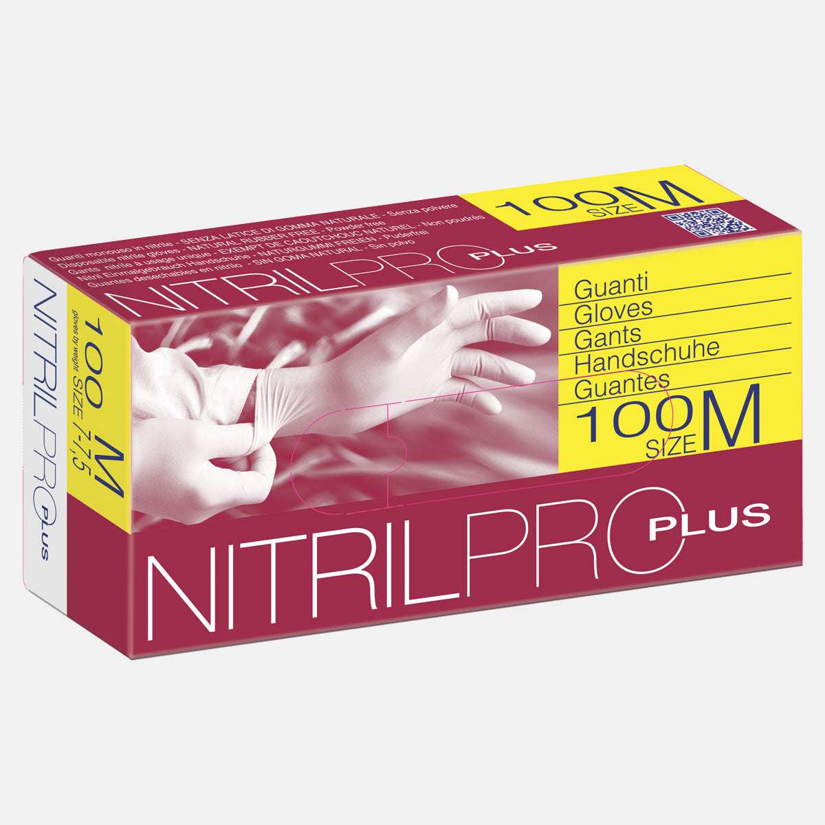 Professional nitrile disposable gloves Sizes S-M-L-XL pack 100pcs - Icoguant