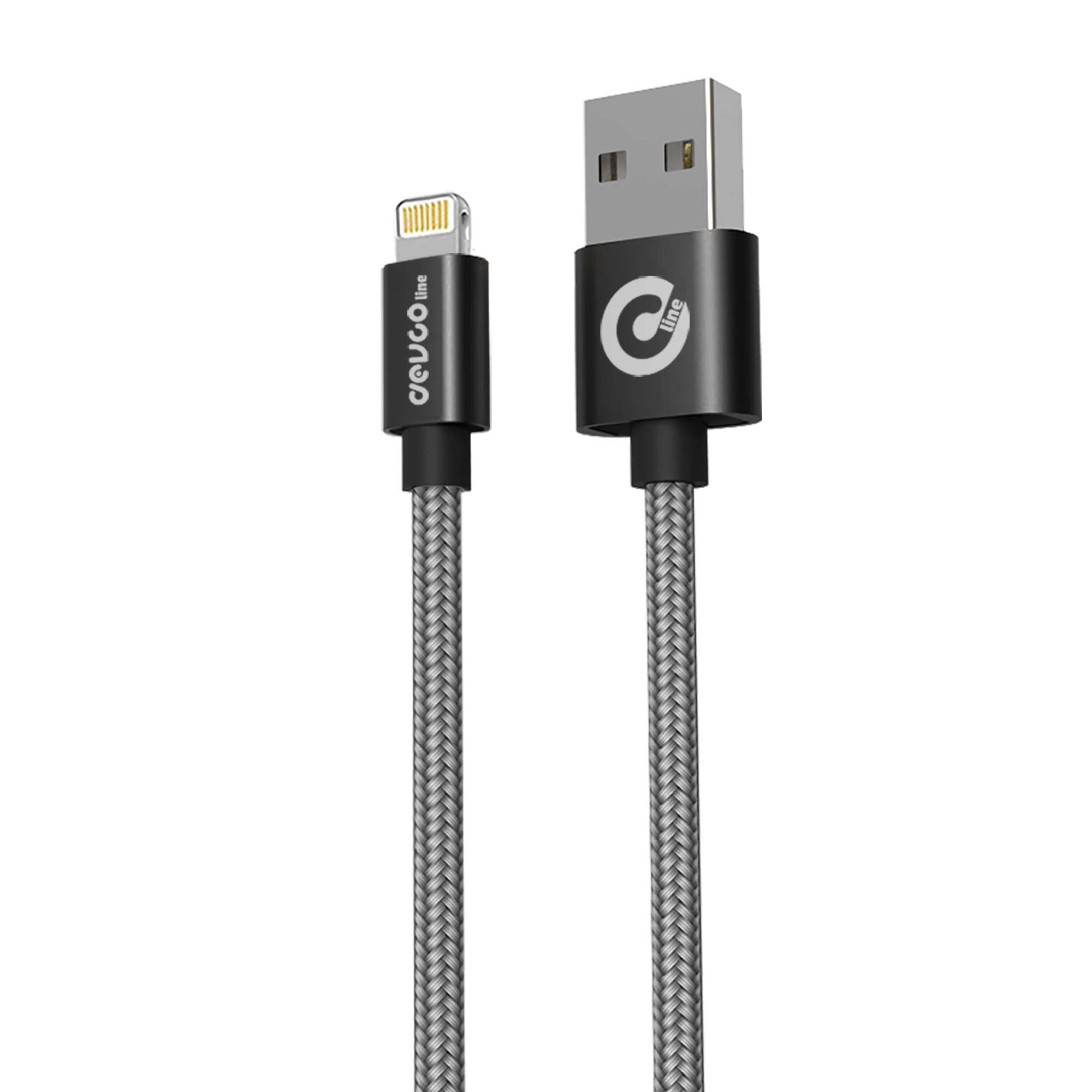 USB cable compatible with iPhone 2m fast charging USB-A connection - AT CR IPH2