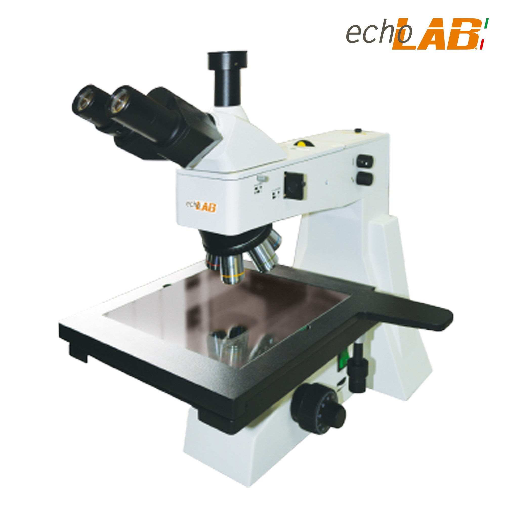 Upright material science microscopes with 280x270mm double layer mechanical stage - UM 300I BD - echoLAB