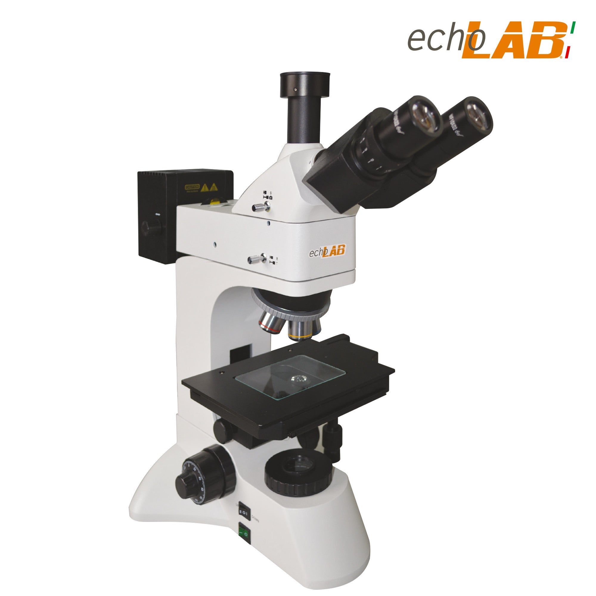 Upright material science microscopes infinity plan achromatic objectives for DIC observation - UM 210 - echoLAB