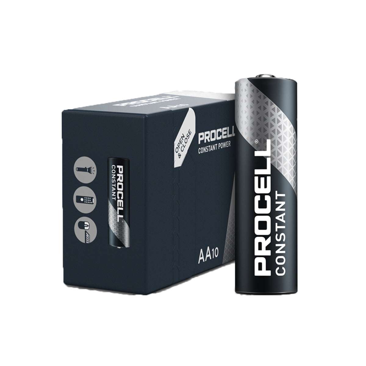 Constant Power AA 1.5V Professional Alkaline Batteries in packs of 10 - Procell