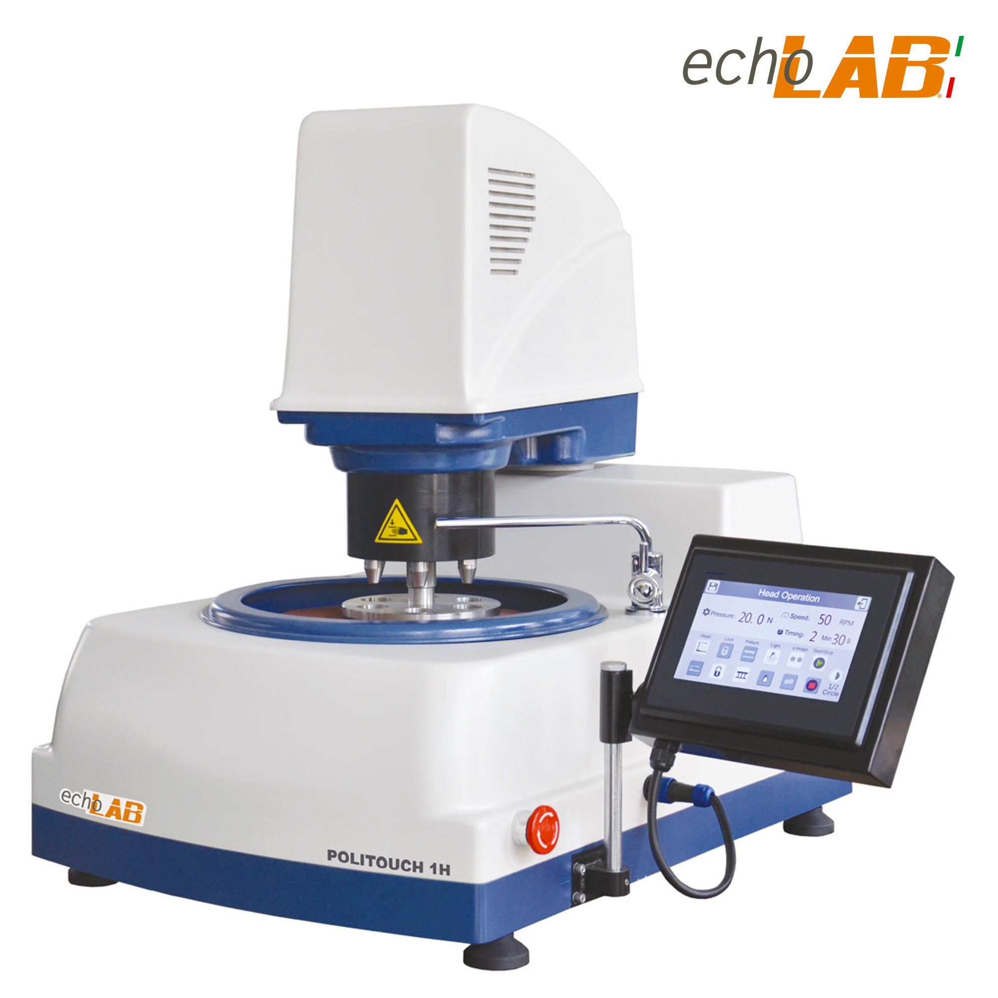 Automatic, digital grinding/polishing machine, single platen  250mm/300mm - echoLAB