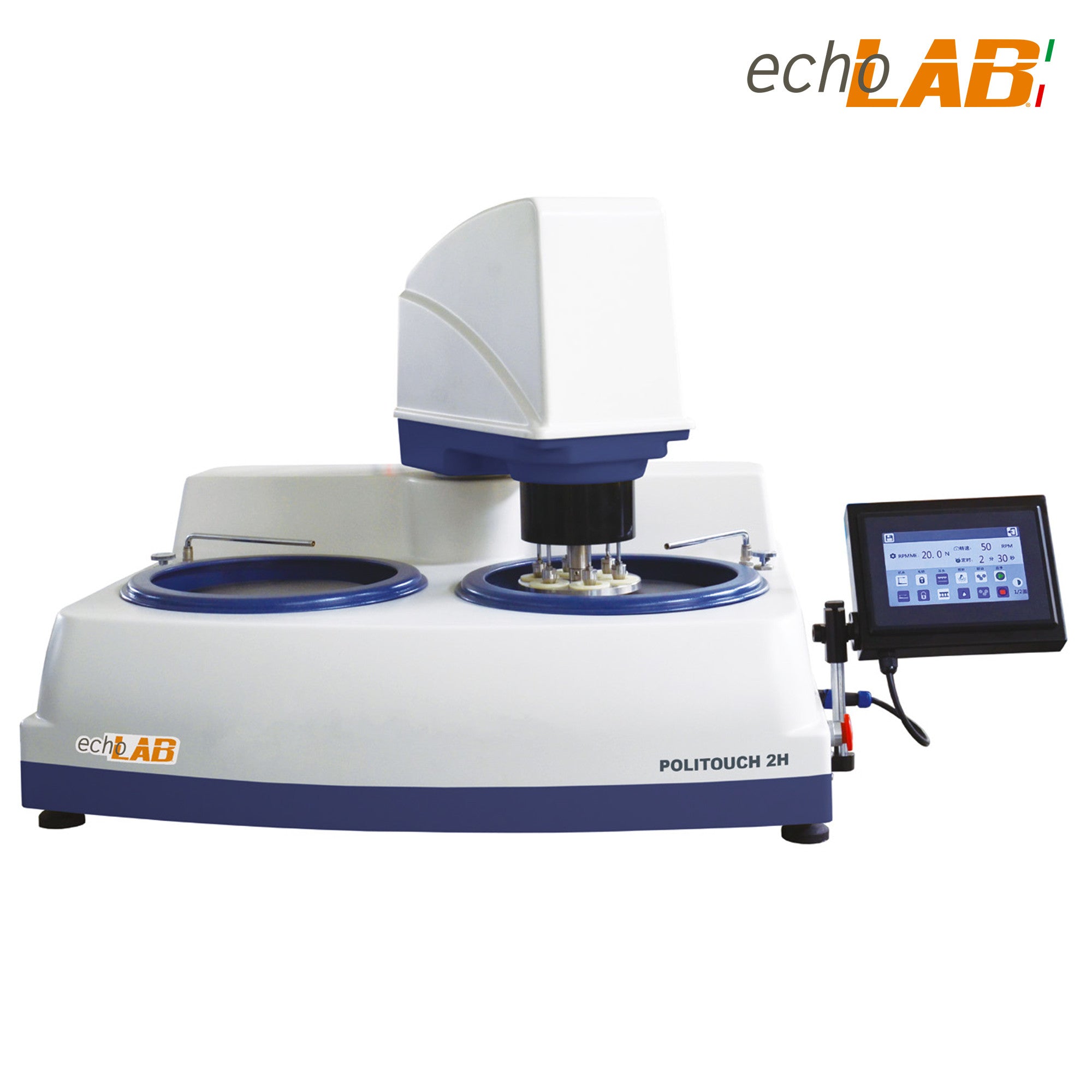 Automatic, digital grinding/polishing machine, variable platen diameter  250/300mm - echoLAB
