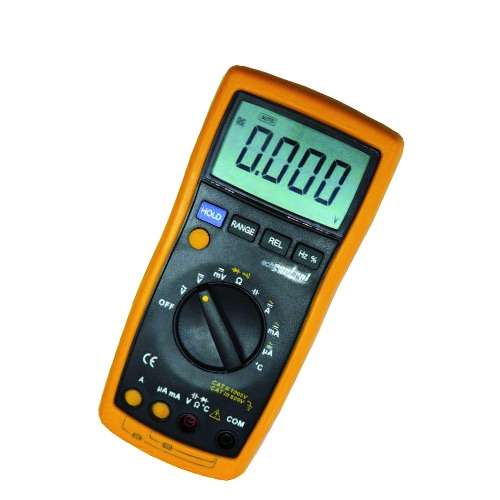 Professional LCD digital multimeter 4 digits temperature probe autorange DM313