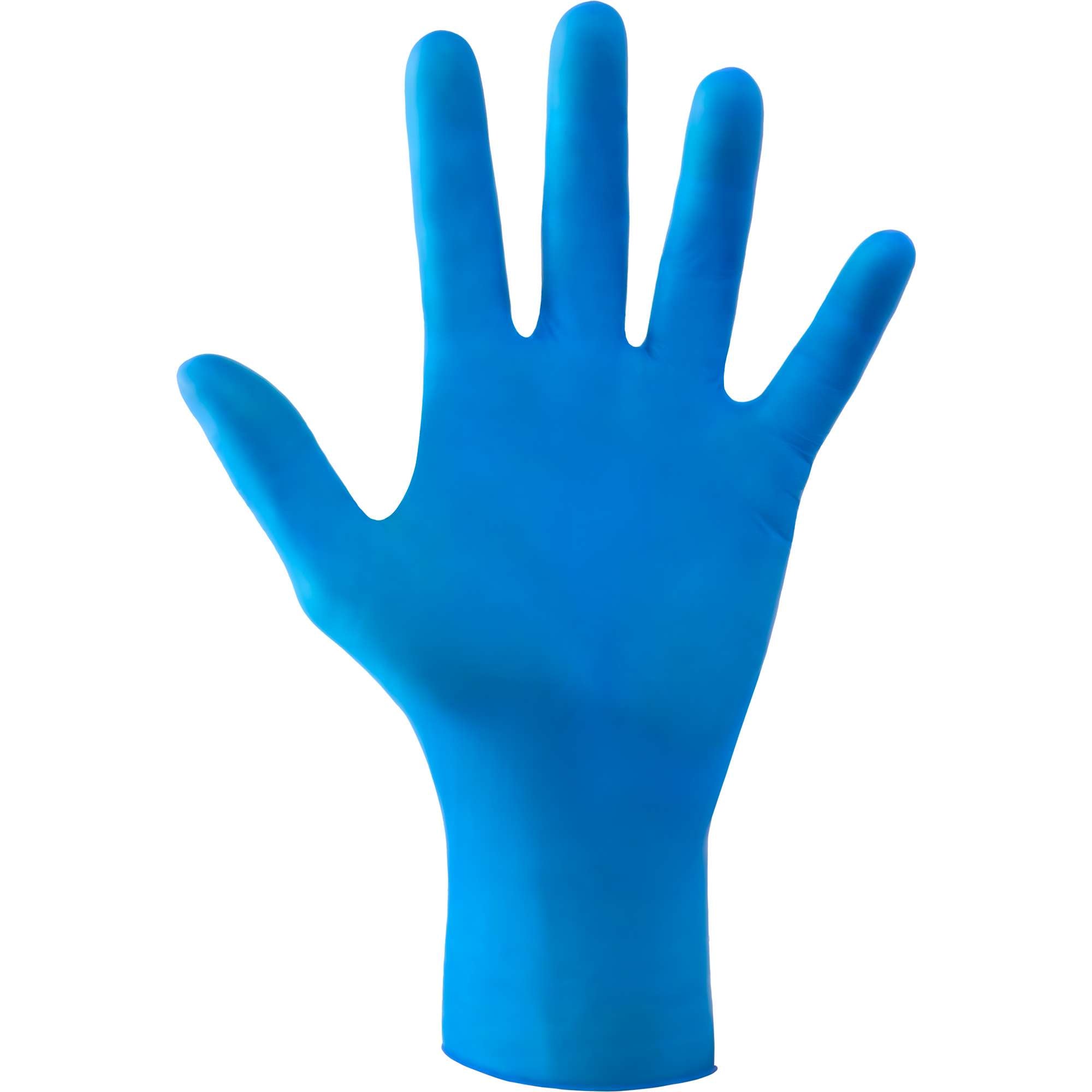 Nitrile disposable gloves 0.05mm thick electric blue Sizes S-M-L pack 100pcs