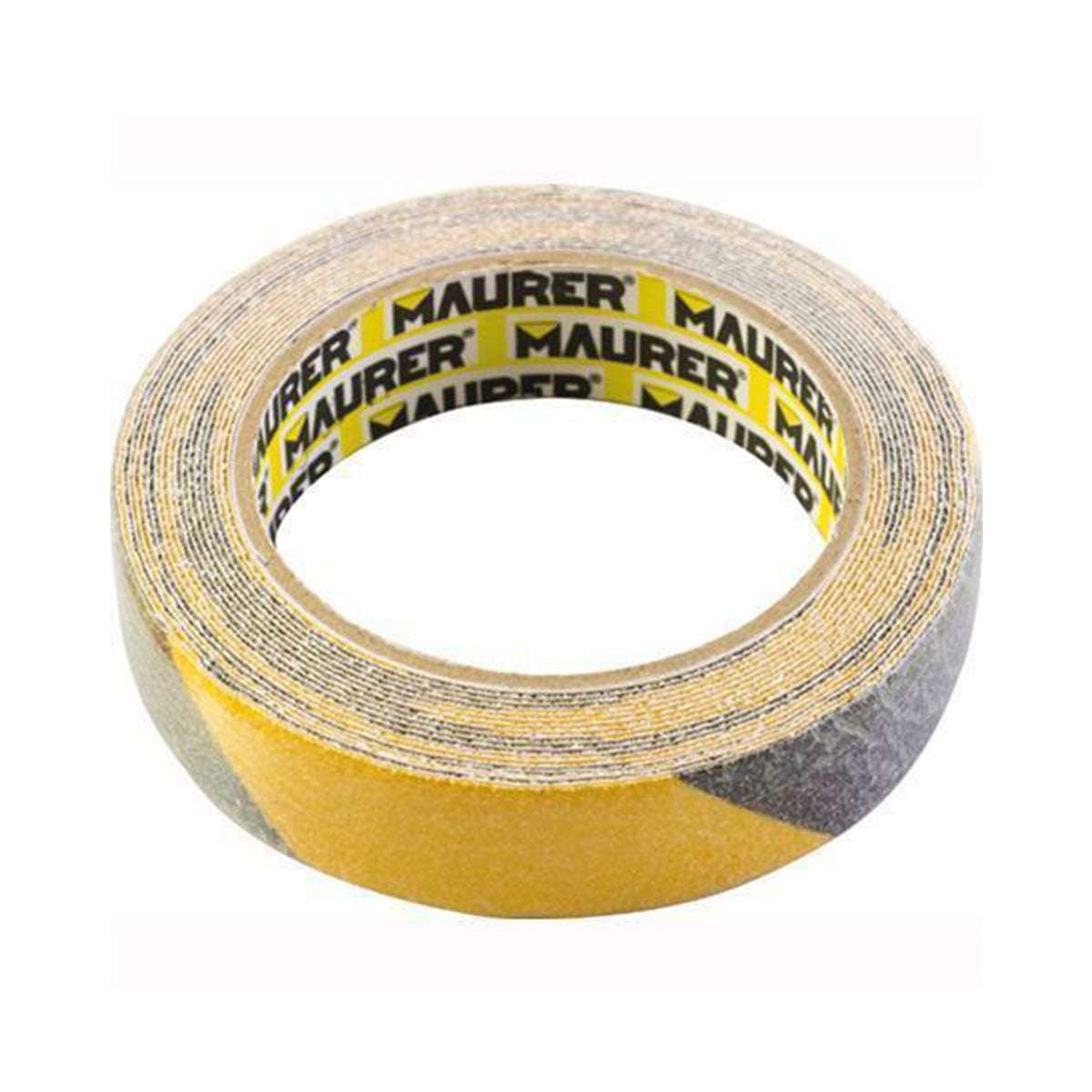 Anti-skid tape Yellow/Black 25mm wide 5 meters long - Maurer 99396